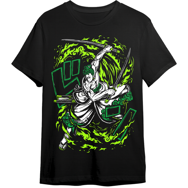 Zoro Samurai Strike T-Shirt – Black