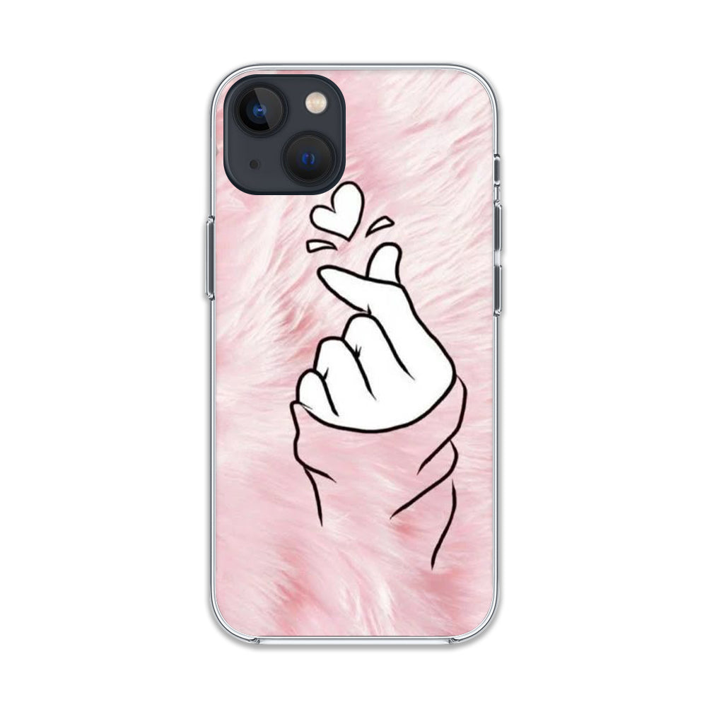 White Heart Cute Phone Case