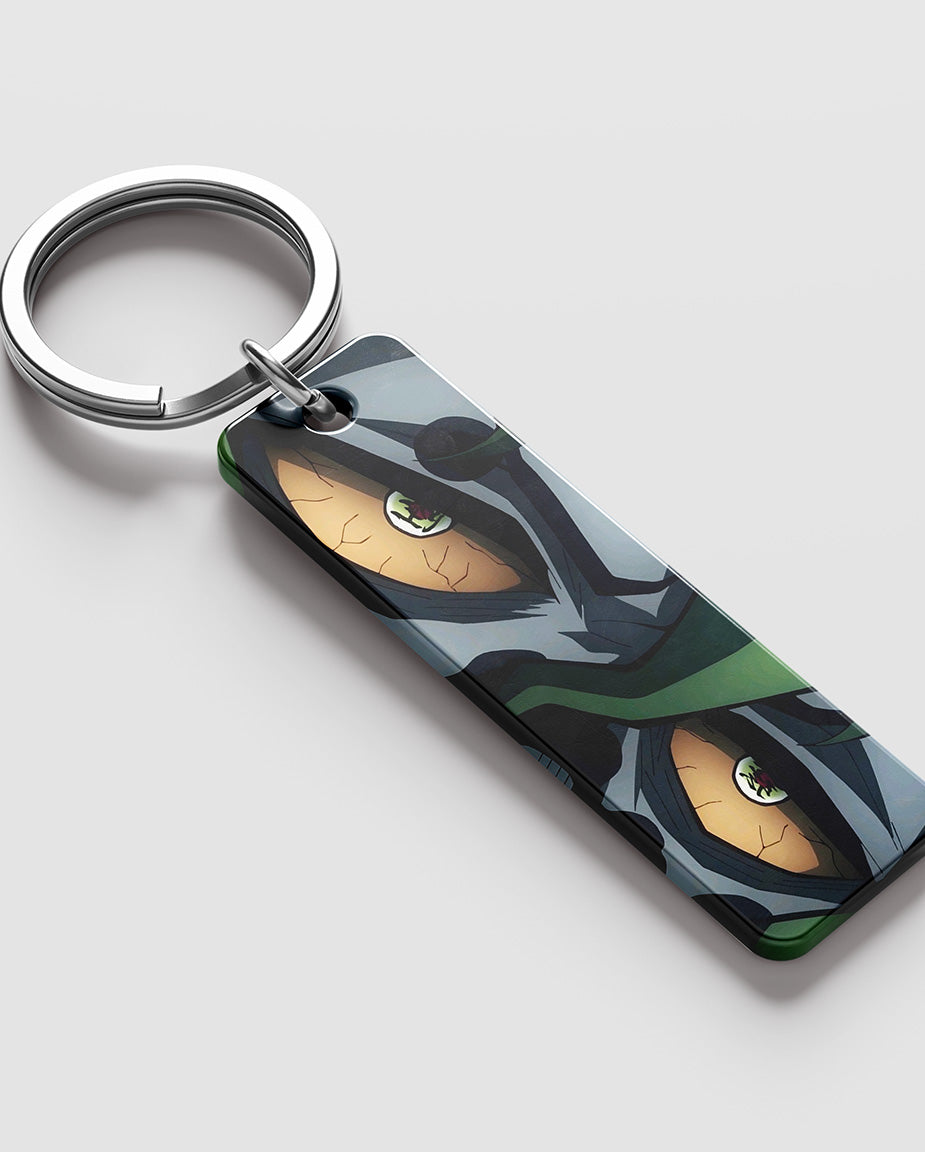 Gyutaro Anime Eyes Keychain