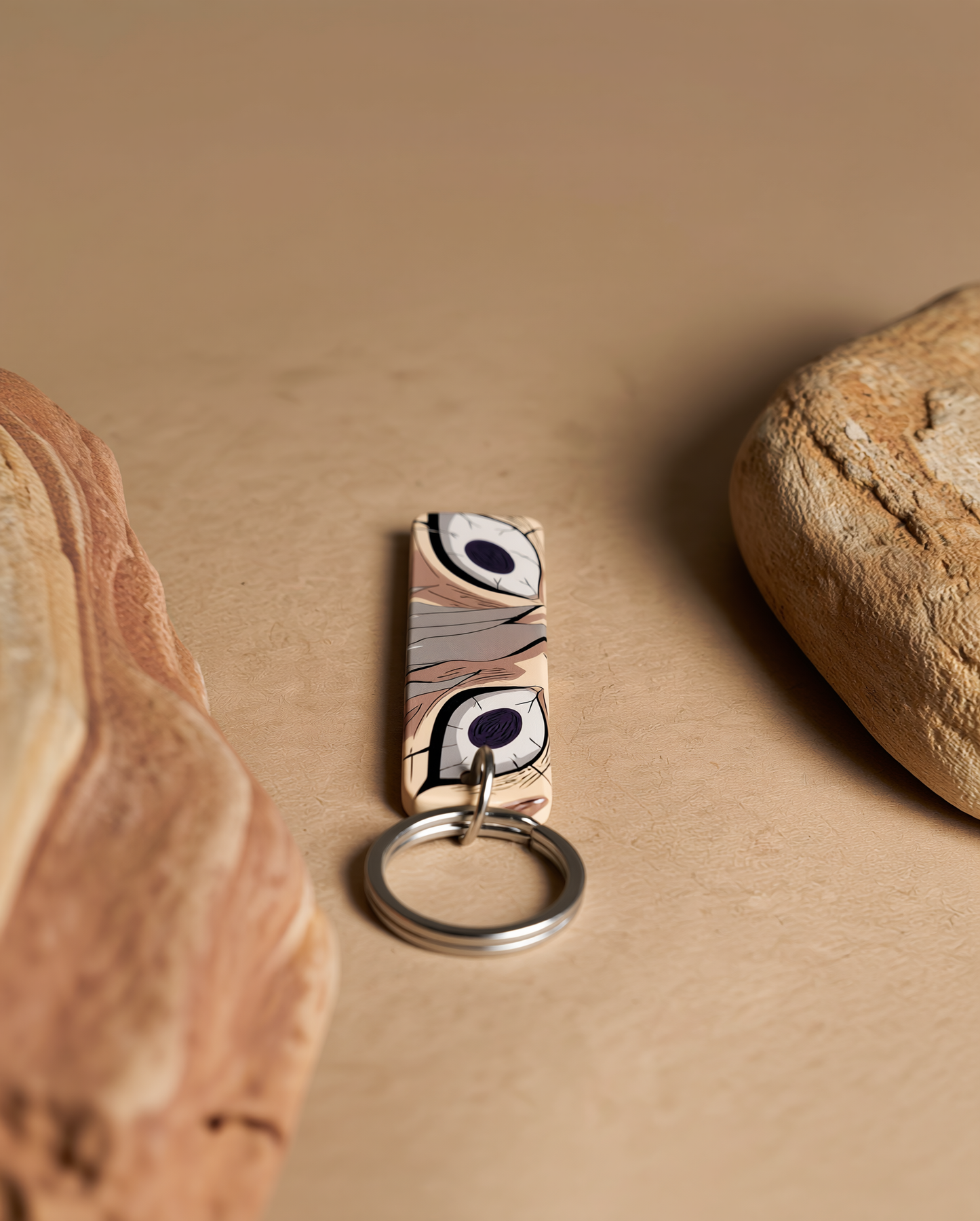 Sanemi Wind Hashira Eyes Keychain