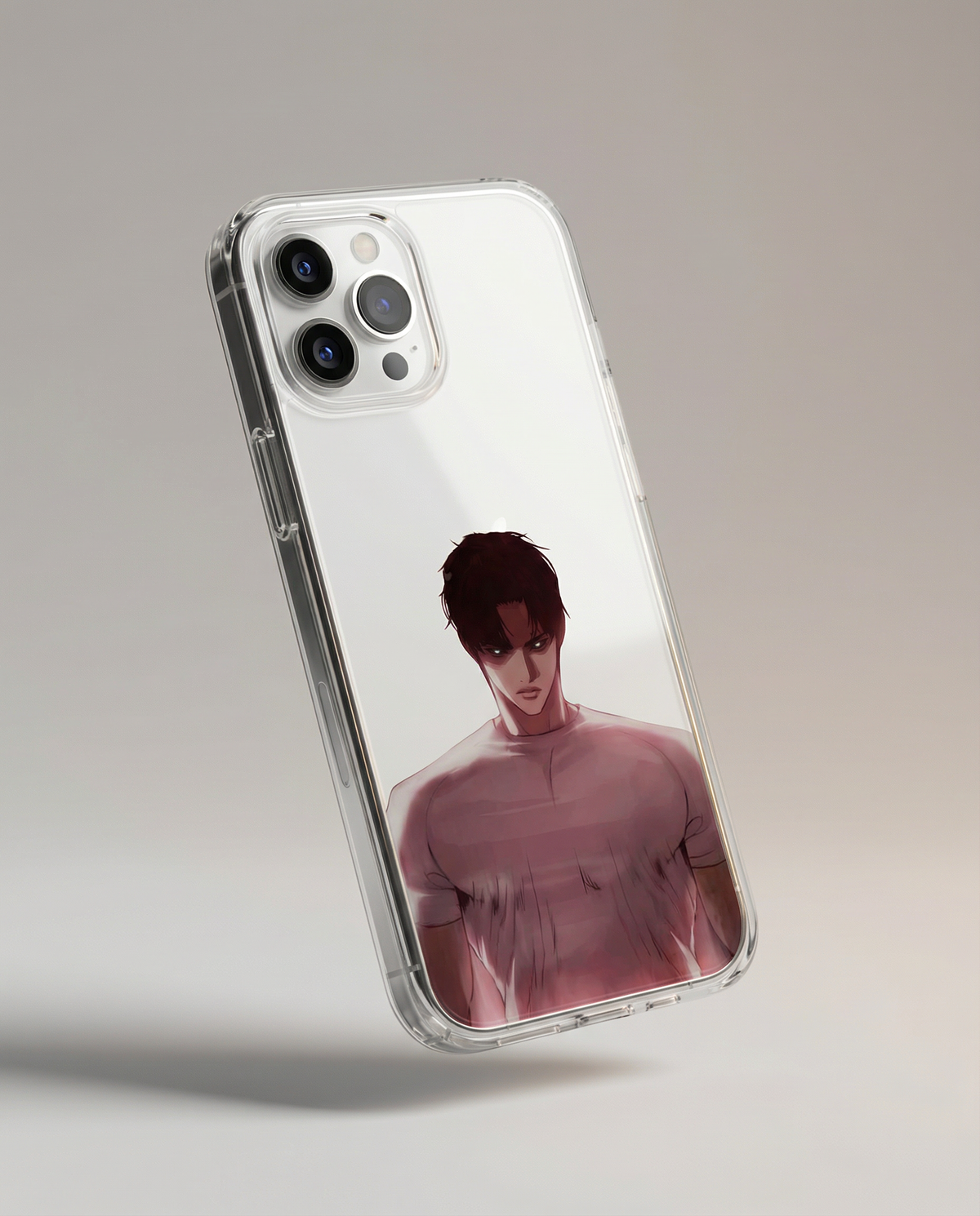 Anti-Yellow Anime Clear iPhone Case
