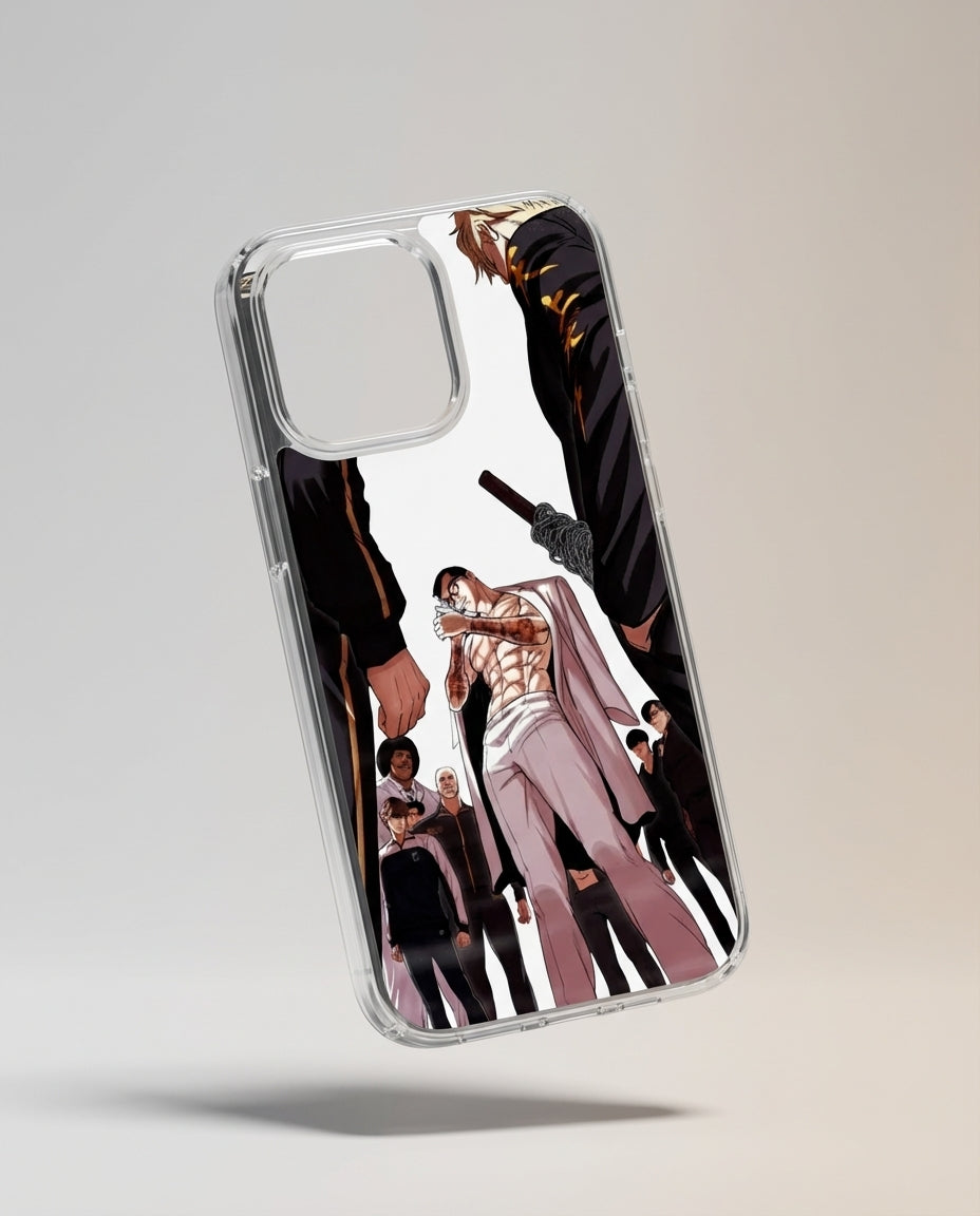 Anti-Yellow Anime Clear iPhone Case