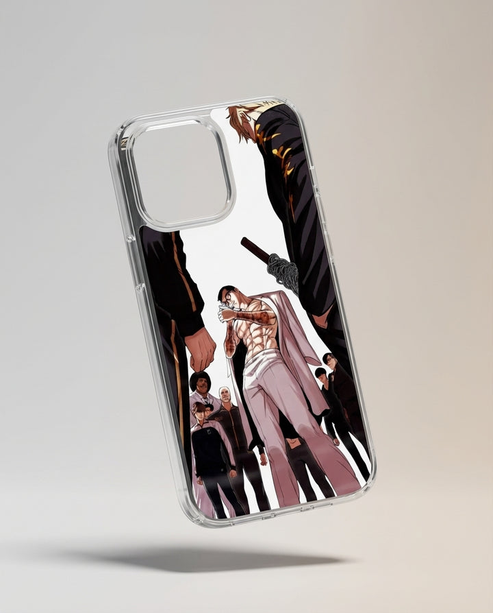Anti-Yellow Anime Clear iPhone Case