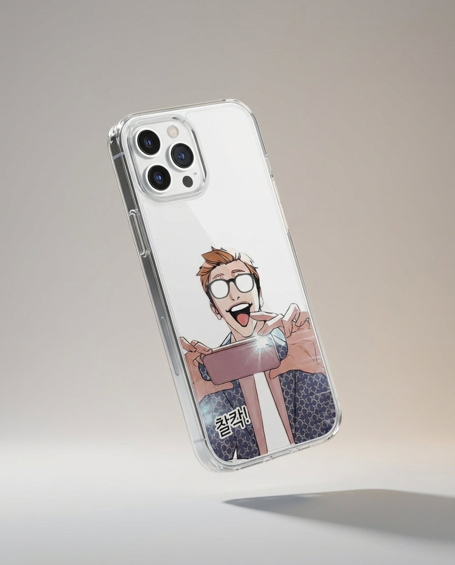 Anti-Yellow Anime Clear iPhone Case