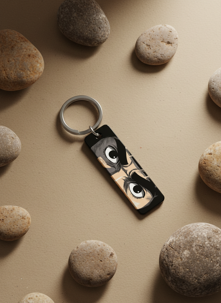 Rock Lee Anime Eyes Keychain