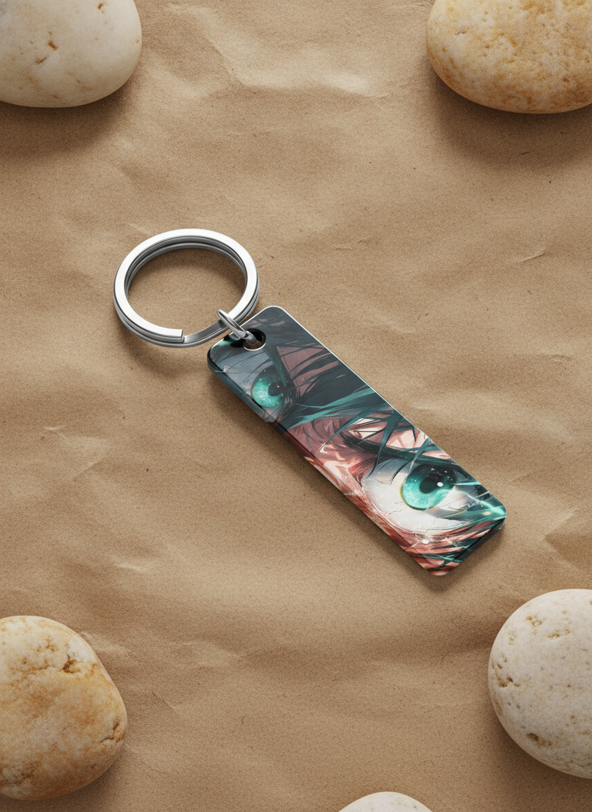 Deku Anime Eyes Keychain