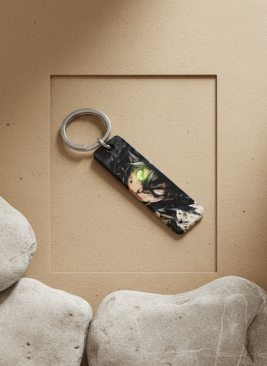 Asta Anime Eyes Keychain
