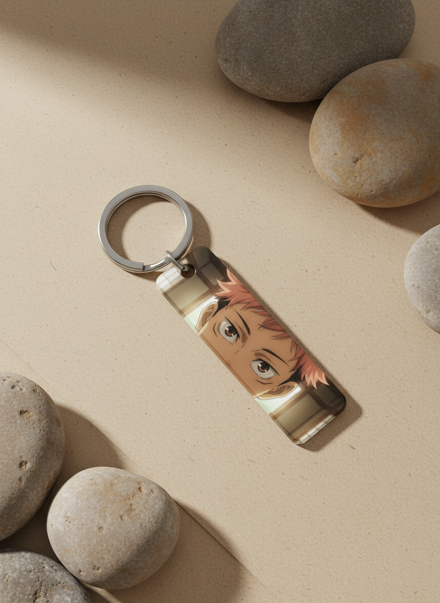 Yuji Itadori Anime Eyes Keychain