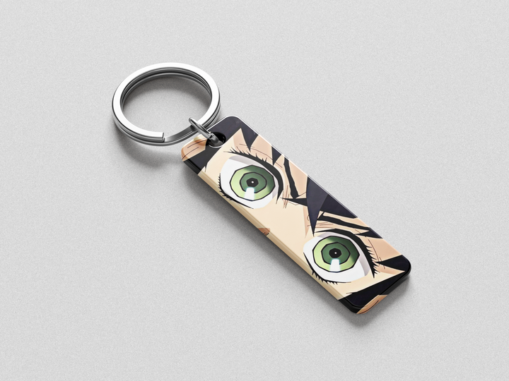 Inosuke Anime Eyes Keychain