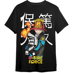 Fire Force Shinra Kusakabe Oversized Anime T-Shirt