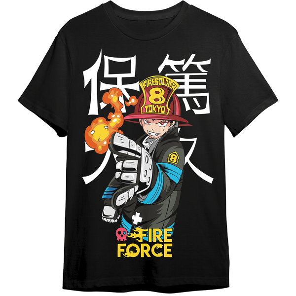 Fire Force Shinra Kusakabe Oversized Anime T-Shirt