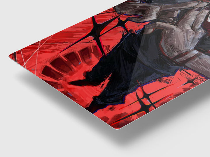 Ryomen Sukuna Crimson Curse Metal Poster