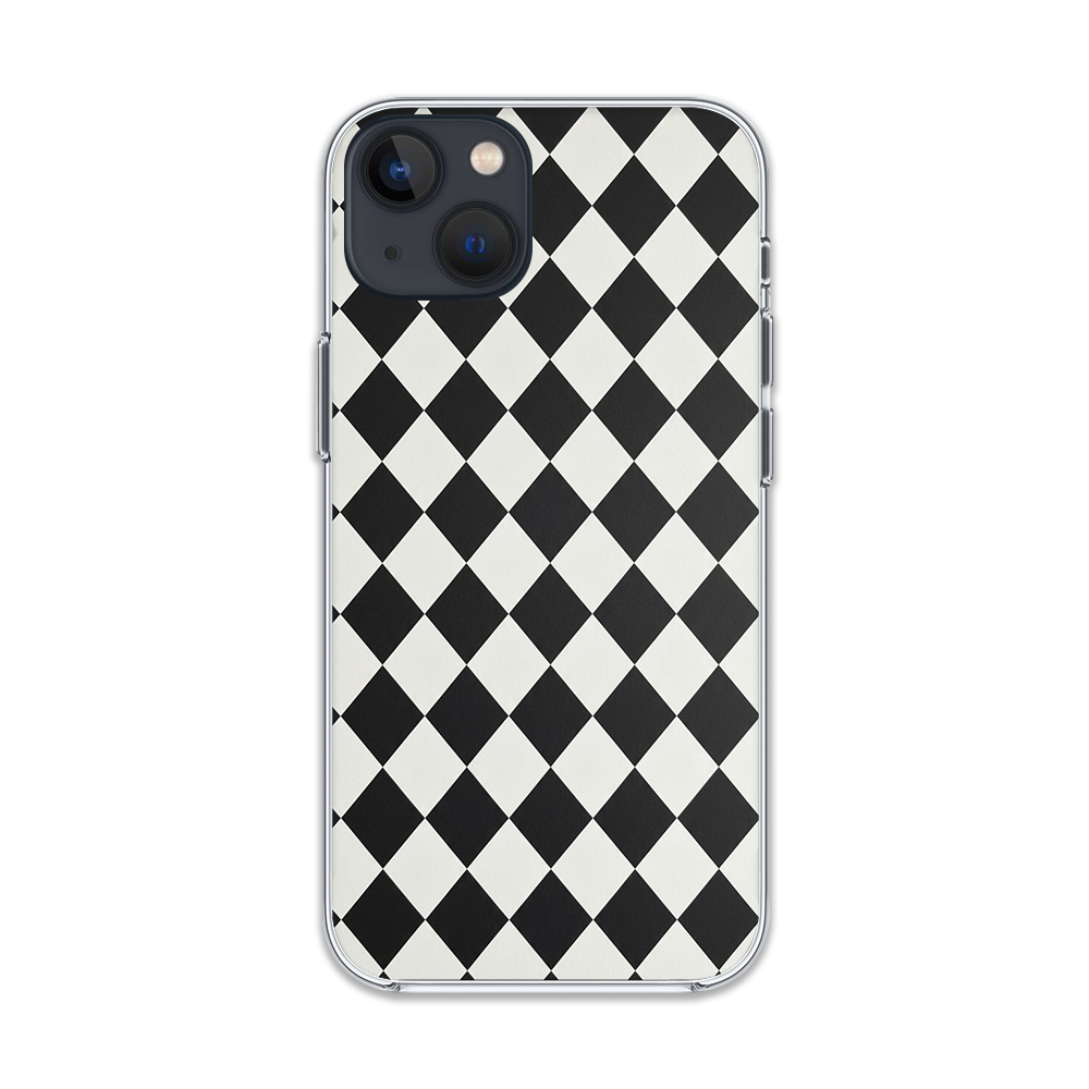 Black & White Harlequin Diamond Case