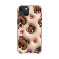 Cute Teddy with Pink Heart Phone Case product image