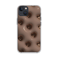 Cute Brown Heart Phone Case product image