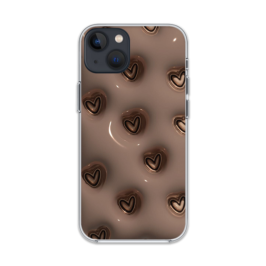 Cute Brown Heart Phone Case