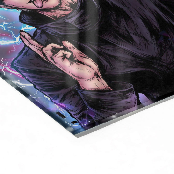 Gojo Blindfold Lift Lightning Acrylic Poster