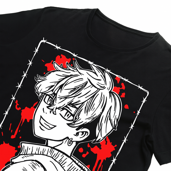 Tokyo Revengers Mikey T-Shirt – Black
