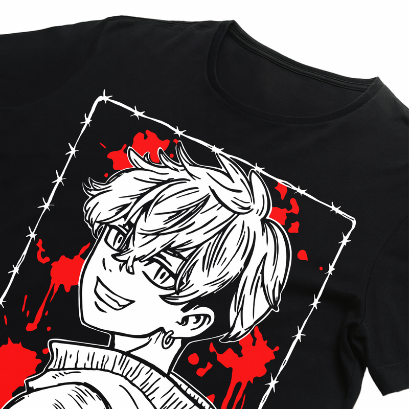 Tokyo Revengers Mikey T-Shirt – Black