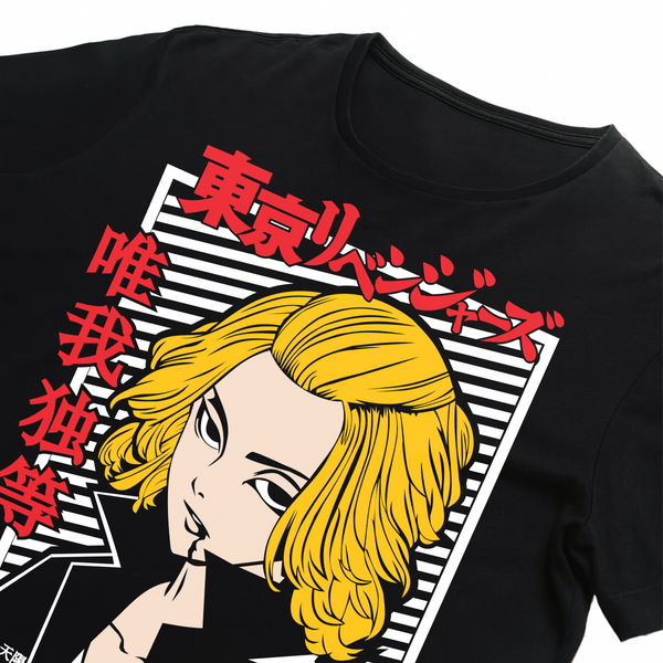 Tokyo Revengers Mikey T-Shirt – Black