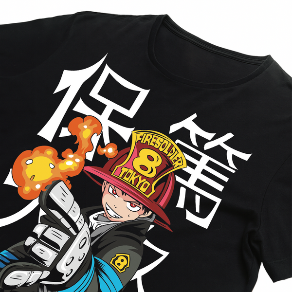 Fire Force Shinra Kusakabe Oversized Anime T-Shirt