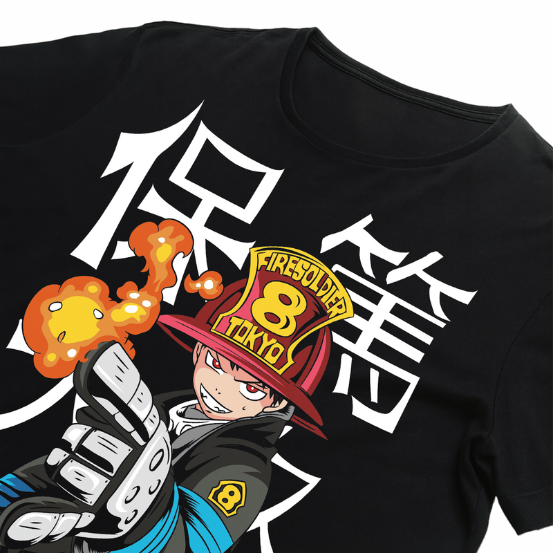 Fire Force Shinra Kusakabe Oversized Anime T-Shirt