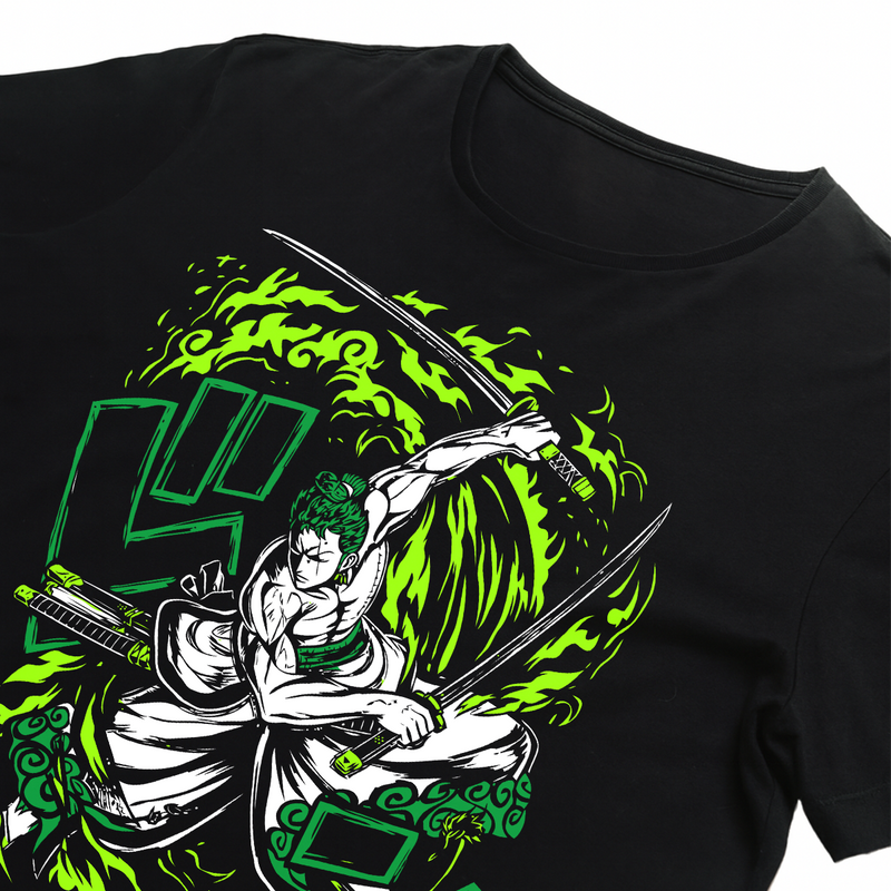 Zoro Samurai Strike T-Shirt – Black