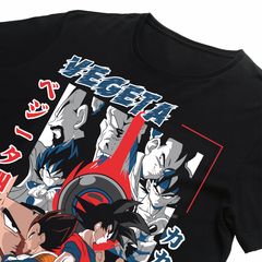 Dragon Ball Z Oversized Anime T-Shirt – Goku / Vegeta Black Streetwear Tee