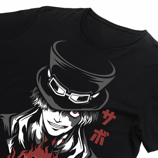 Sabo – Flames of Revolution Premium Graphic Tee