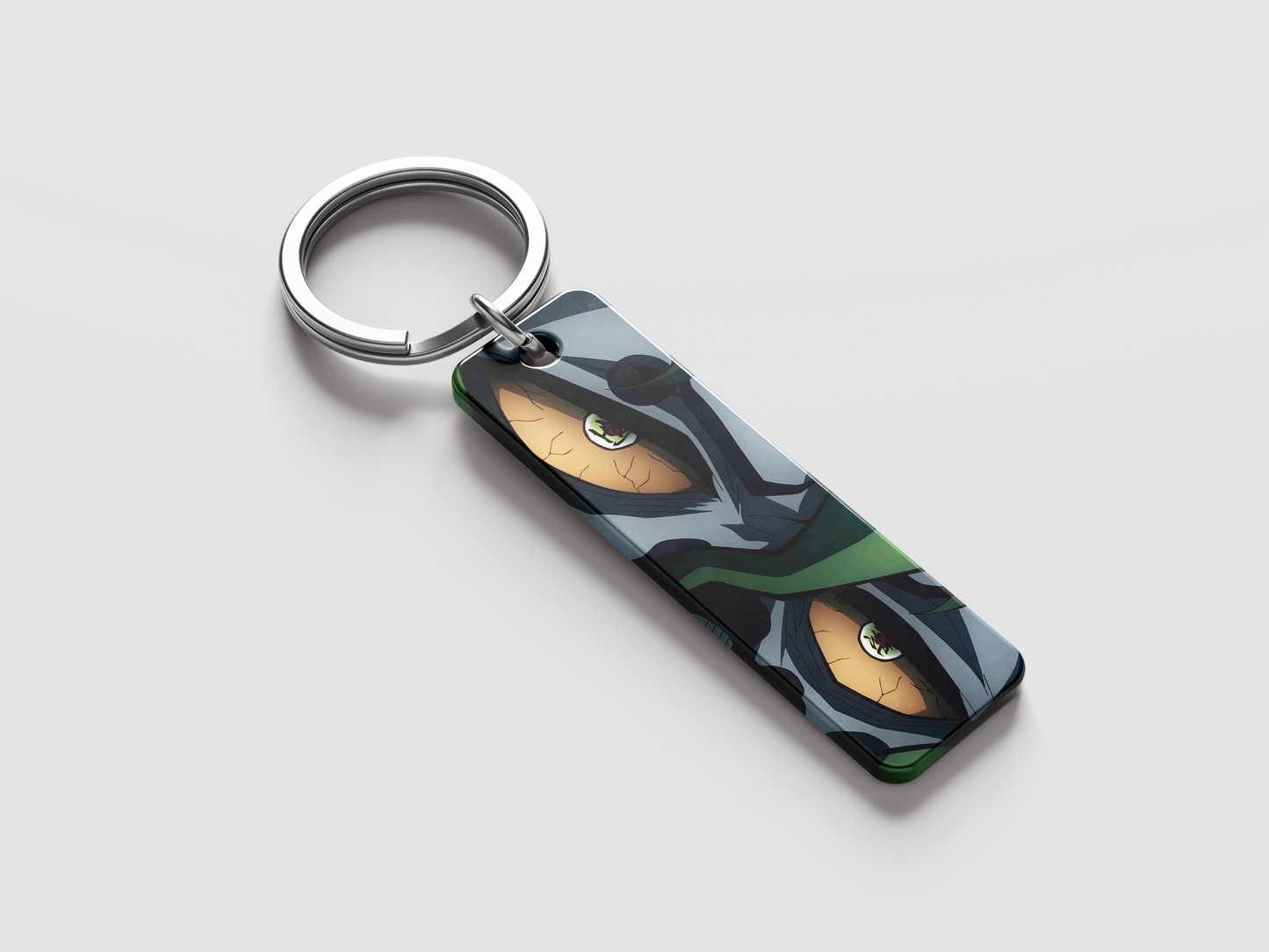 Gyutaro Anime Eyes Keychain