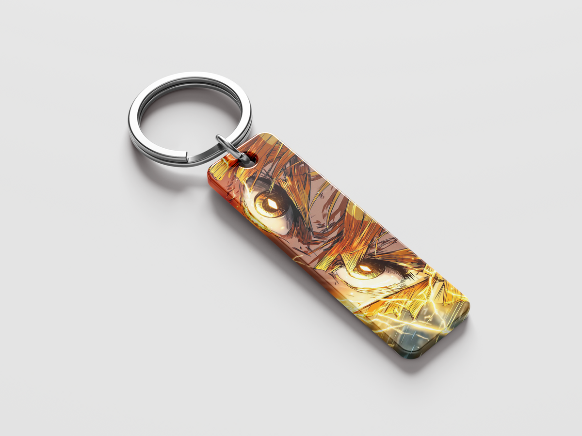Zenitsu New Form Anime Eyes Keychain